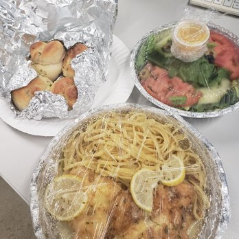 Pizza Cucina - 1/2 Chicken Francese Lunch Special.. $11.50 for all this food! - Pizza Near Me - Westbury, New York