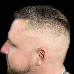 Faded Image Barber Lounge