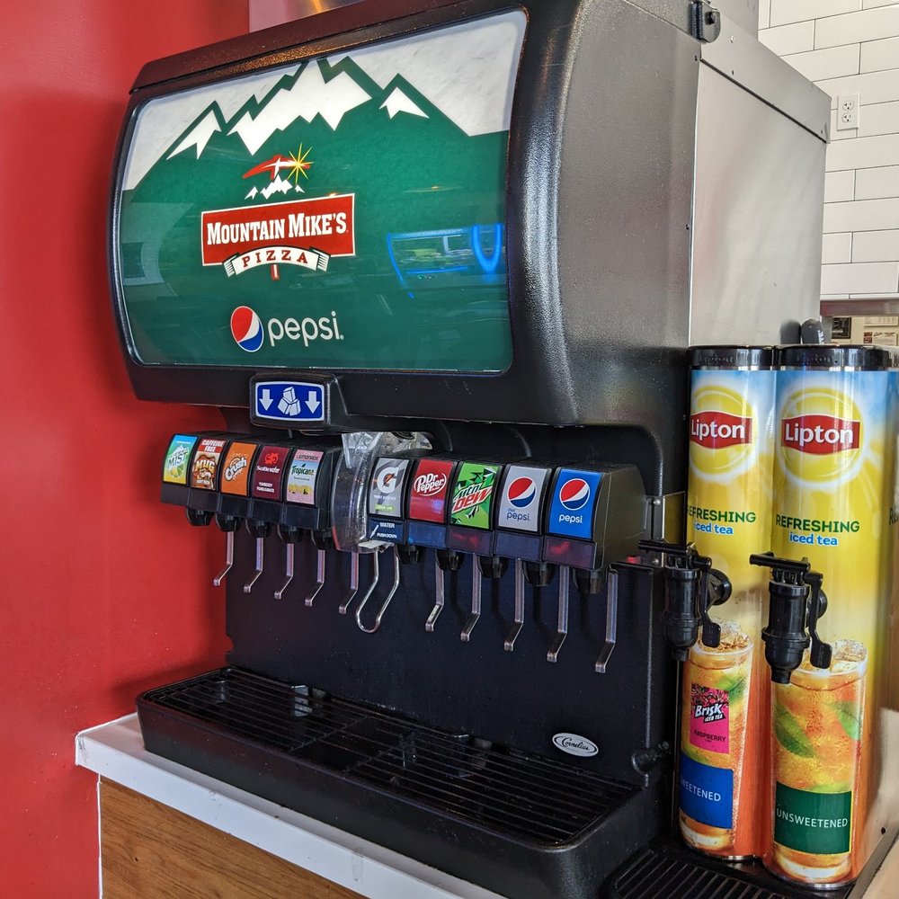 Mountain Mike's Pizza - Drink station - Pizza Near Me - Oceanside, California Mountain Mike's Pizza - Drink station - Pizza Near Me - Oceanside, California