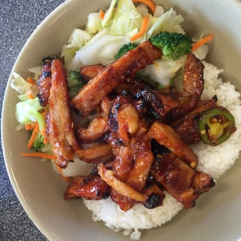Teriyaki Town - Spicey Chicken bowl $6.35!! Great deal and perfect every time! Vegi's are cooked to perfection! - Japanese Near Me - Portland, Oregon Teriyaki Town - Spicey Chicken bowl $6.35!! Great deal and perfect every time! Vegi's are cooked to perfection! - Japanese Near Me - Portland, Oregon