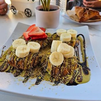 Nour's Cafe - Dubai waffles - Cafes Near Me - Sacramento, California