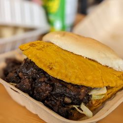 Stacy's Island Flavor Restaurant & Caterers - Oxtail Stuffed Patty
