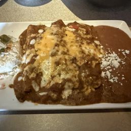 Beef enchiladas