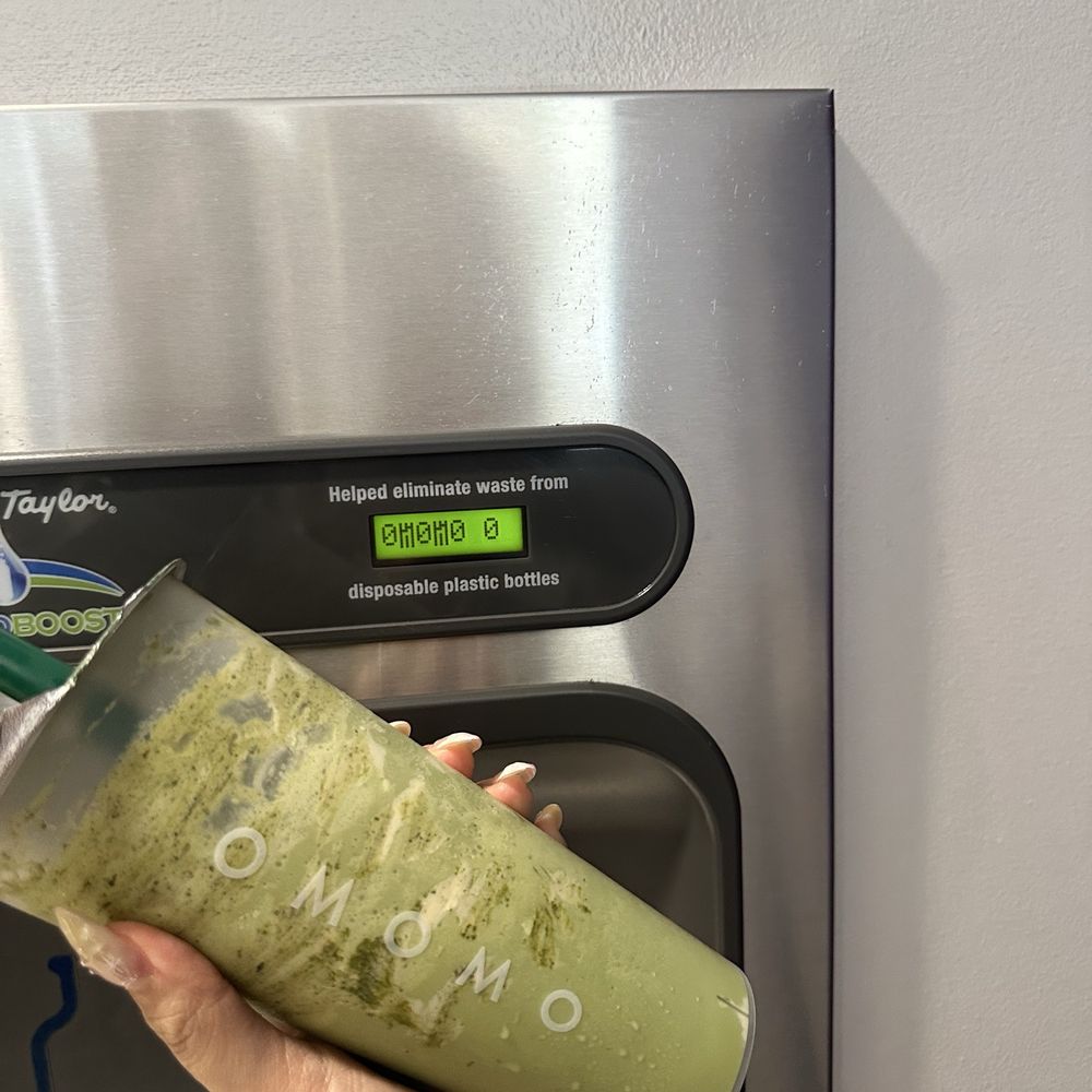 OMOMO Tea Shoppe  - The water filling station at my school broke and says Omomo  must be fate - Bubble Tea Near Me - Brea, California