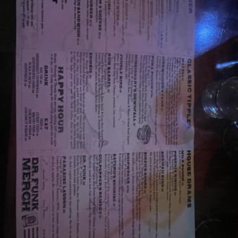 Dr. Funk - Menu - Tiki Bars Near Me - San Jose, California Dr. Funk - Menu - Tiki Bars Near Me - San Jose, California