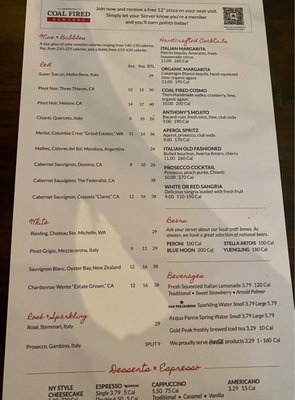 Menu photo 2 Anthony's Coal Fired Pizza & Wings Wayne, PA