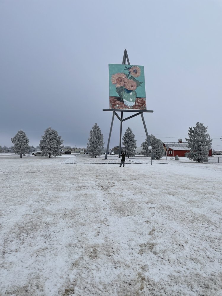 WORLD’S LARGEST PAINTING ON EASEL Local Flavor 19011917 Cherry Ave
