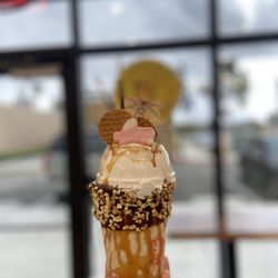 Lappert’s Ice Cream & Coffee - Banana caramel chocolate chip shake