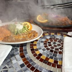 Los Jalapenos - Steak fajitas.
