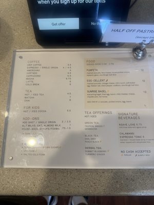 Menu photo 2 Yonder Coffee Northridge, CA
