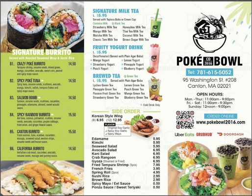 Menu photo 1 Poke Bowl Canton, MA Menu photo 1 Poke Bowl Canton, MA