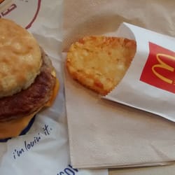 McDonald's - Sausage Biscuit & Hash Browns