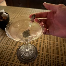 Caviar martini