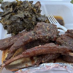 Corner Boys BBQ - Breezy Lamb Chops and Collard Greens