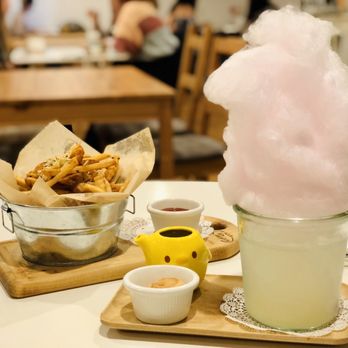 Cafe Maji - White truffle Parmesan fries and lavender lemonade - Coffee & Tea Near Me - Artesia, California Cafe Maji - White truffle Parmesan fries and lavender lemonade - Coffee & Tea Near Me - Artesia, California