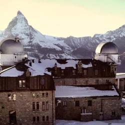 Gornergrat GGB - Estacion gornergrat con el monte cervino detras
