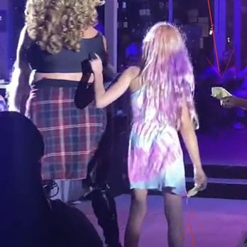 Palace Bar - Adults giving these little kids dollar bills. - Gay Bars Near Me - Miami Beach, Florida
