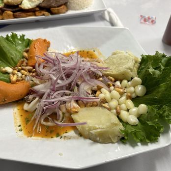 Machu-Picchu Peruvian Restaurant - ceviche mixto - Peruvian Near Me - Van Nuys, California
