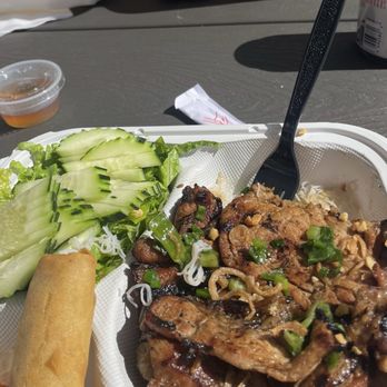 Chopstix Grill - Grilled pork vermicelli (I had already eaten some!) - Asian Fusion Near Me - beaverton, Oregon Chopstix Grill - Grilled pork vermicelli (I had already eaten some!) - Asian Fusion Near Me - beaverton, Oregon