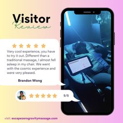 Escape Zero Gravity Massage - Over 200 5-Stars
