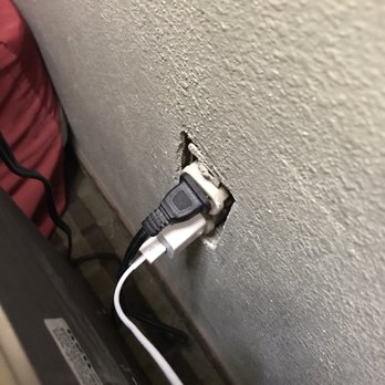 Quality Inn Mt. Pleasant - Uncovered electrical outlets... - Hotels Near Me - Mount Pleasant, Texas Quality Inn Mt. Pleasant - Uncovered electrical outlets... - Hotels Near Me - Mount Pleasant, Texas