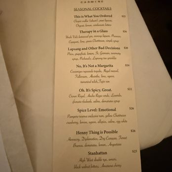 Il Terrazzo Carmine - Cocktail Menu - Italian Near Me - Seattle, Washington Il Terrazzo Carmine - Cocktail Menu - Italian Near Me - Seattle, Washington