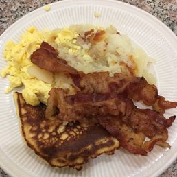 Having the breakfast buffet with my hubby Having the breakfast buffet with my hubby
