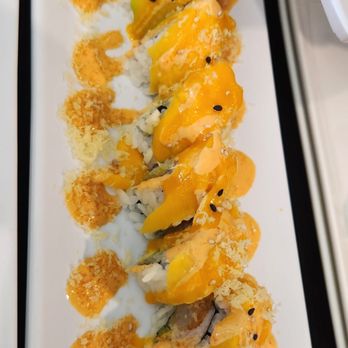 Red Wasabi Sushi - This was their complimentary dishes, mango shrimp - Sushi Bars Near Me - West Covina, California Red Wasabi Sushi - This was their complimentary dishes, mango shrimp - Sushi Bars Near Me - West Covina, California