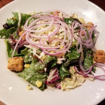 Coastal Flats - Chop House Salad with added onions - Seafood Near Me - Fairfax, Virginia