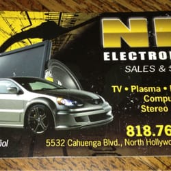 North Hollywood Electronics Discount - Business card