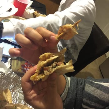Baja Fresh - Beware! Bit into a broken wooden skewer with a shrimp on it. - Mexican Near Me - Bakersfield, California