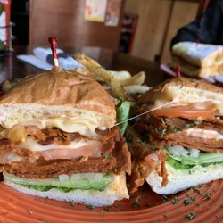 The Local 907 - Field Roast grinder w/ onions and lettuce added. It's sooo good!