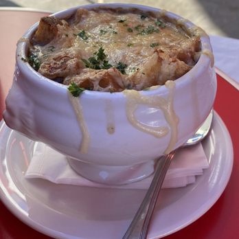 Moulin - French onion soup! Savory goodness! - Bakeries Near Me - Newport Beach, California