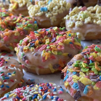 Southern Comfort Donuts - Sprinkles, Fruity pebbles, lucky charms and coco pebbles. - Donuts Near Me - Houston, Texas