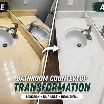 Pacific Surface Solutions - Bathroom countertop transformation - Refinishing Services Near Me - San Diego, California Pacific Surface Solutions - Bathroom countertop transformation - Refinishing Services Near Me - San Diego, California