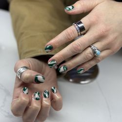 Milano Nail Spa Belmar - Gel X set with design
