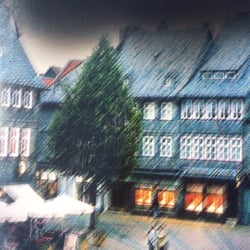 Netto Eisdielen - Marktplatz in Goslar mit dem Eiscafé Netto