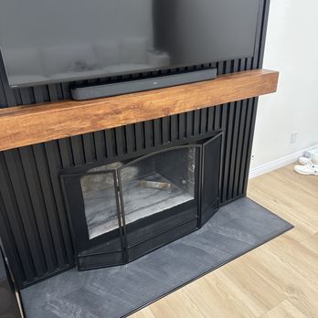 Luxe Construction Solutions - Installed our chosen hearth for the fireplace as there wasn't one installed when we bought the house - General Contractors Near Me