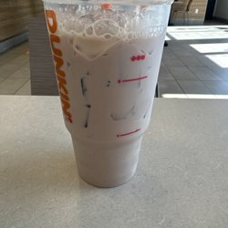 Dunkin' - Couldn't even fill the glass?