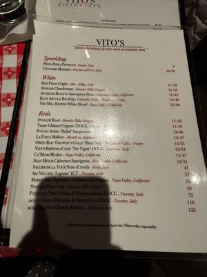 Menu photo 2 Vito's Ristorante Oklahoma City, OK Menu photo 2 Vito's Ristorante Oklahoma City, OK