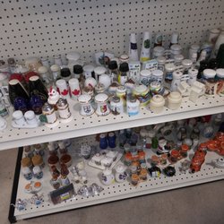 Community Aid - Tons of matching salt and pepper shakers, more so than other area thrifts.