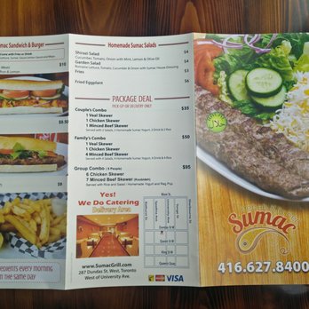 Sumac Kebab Kitchen - Menu - Persian/Iranian Near Me - Toronto, Ontario