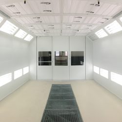 Dulin Collision Center - State of the art paint booth.