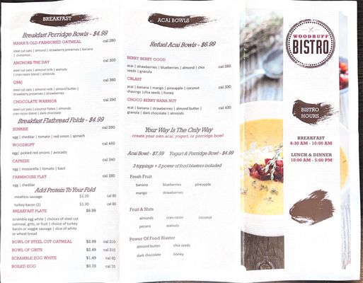 Menu photo 1 Woodruff Bistro Jacksonville, FL