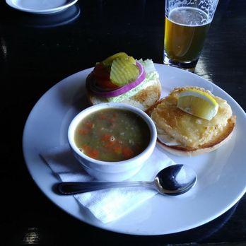 Bar 3 - Halibut sammy n home made yellow curry lentil soup. The goodness never ends here. - Bars Near Me - Portland, Oregon Bar 3 - Halibut sammy n home made yellow curry lentil soup. The goodness never ends here. - Bars Near Me - Portland, Oregon