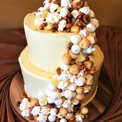 Cowboy David's Special Order Bakery - Cowboy David's Bake Shoppe incredible cake with a cascade of everything good in the world!
