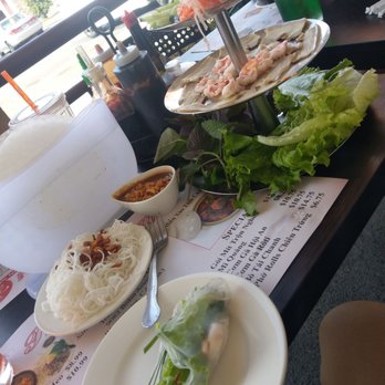 Pho 2 To - Build your own spring rolls were a hit - Vietnamese Near Me - Westminster, California