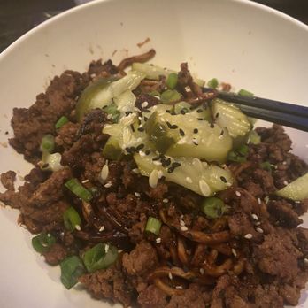 The Bitter Alibi - Black Bean noods - Bars Near Me - Chattanooga, Tennessee