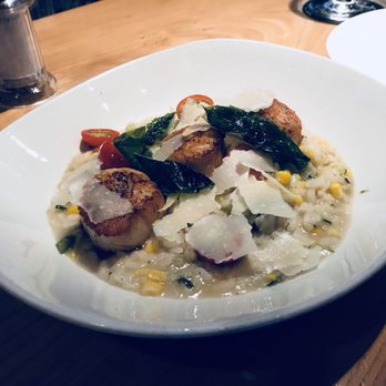 Grace's Table - Sea Scallop Risotto - New American Near Me - Napa, California