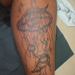 Old cat tattoo and piercing - And this is the final result. It's swollen a bit but I love it
